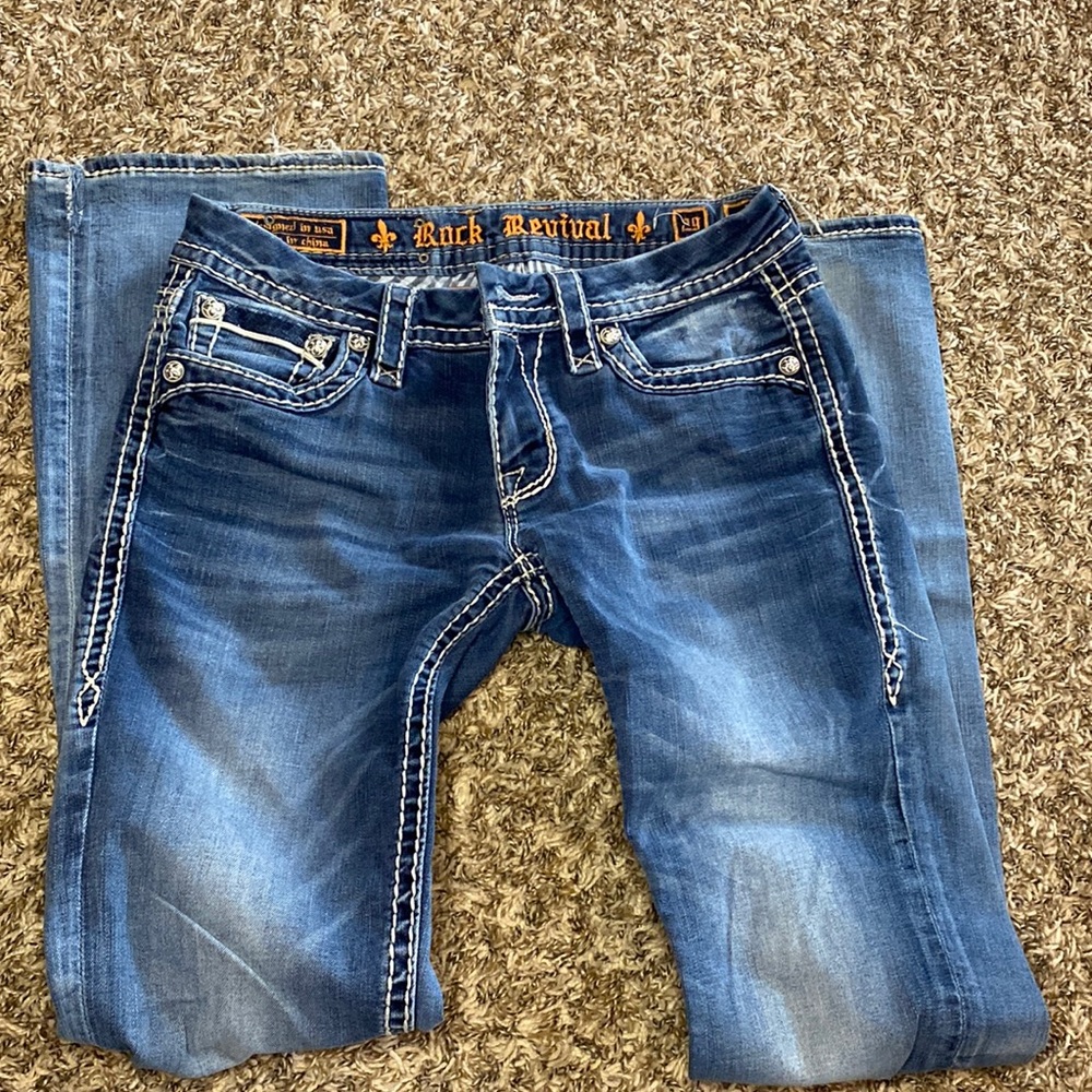 Womens rock revival jeans size 29